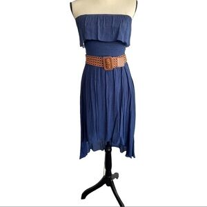 𝅺❤️IZ Byer❤️strapless Hi lo dress size (S)